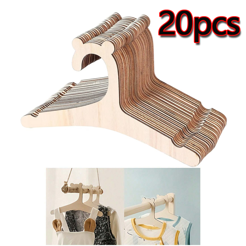 Baby Clothing Hanging Rack - 5/10/20/50 Buah Rak Pakaian Bayi Beruang
