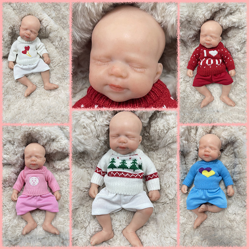 Baby Clothing Gifts - Boneka Bayi Reborn Silikon Mini 10