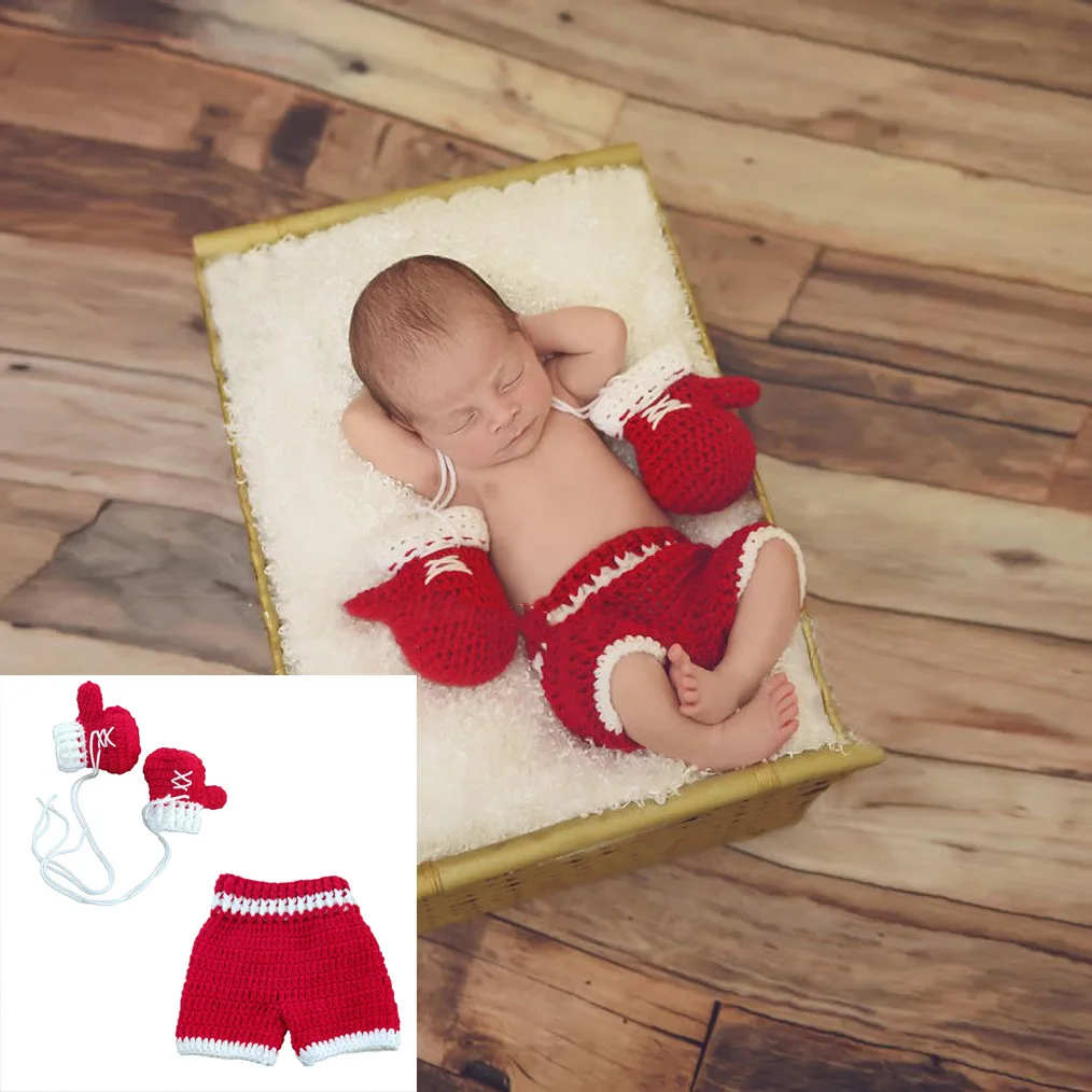 Baby Clothing Gifts - Pakaian fotografi bayi, kostum berdandan tinju