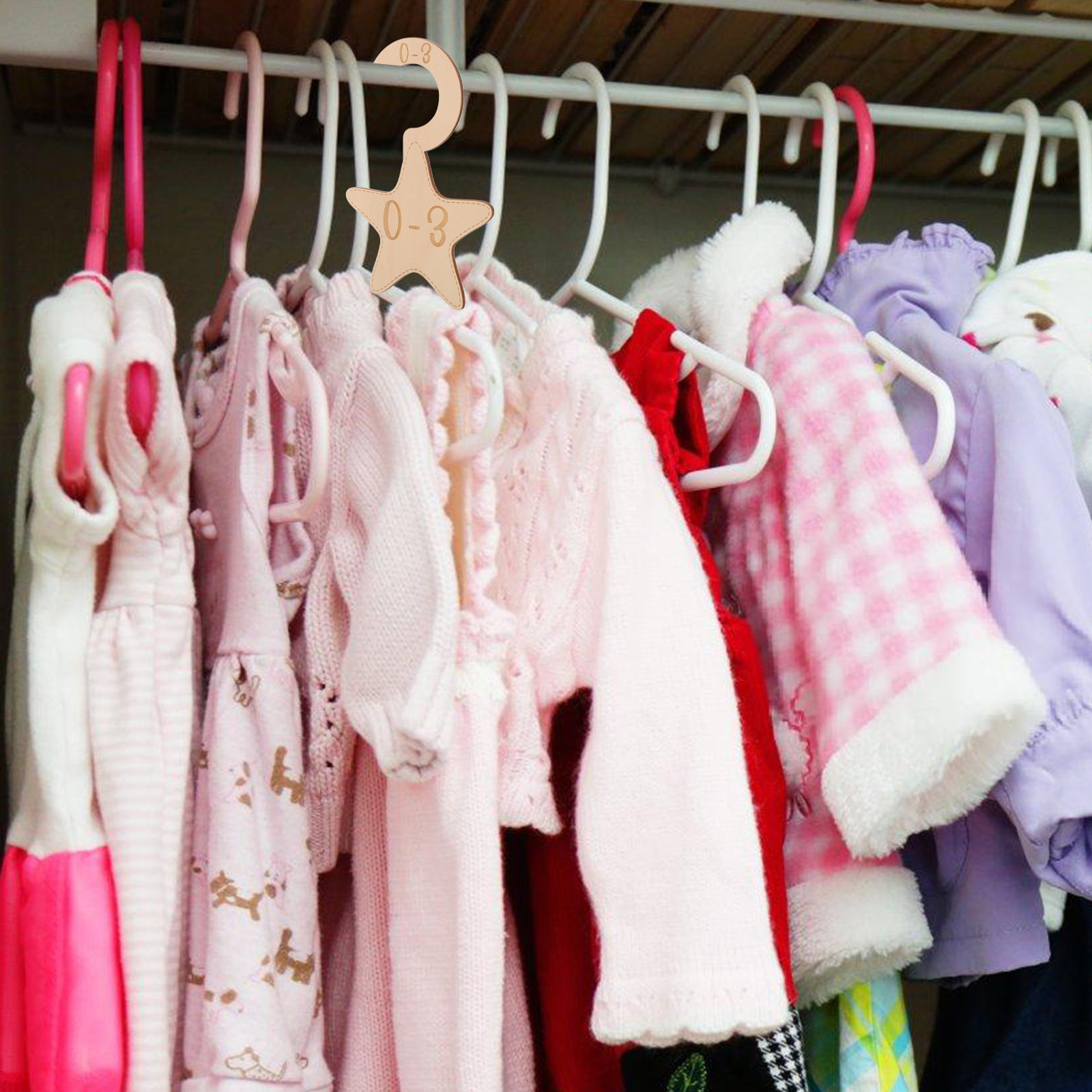 7 Buah Pembatas Lemari Pakaian - Baby Clothing Organizer ulasan dan harga