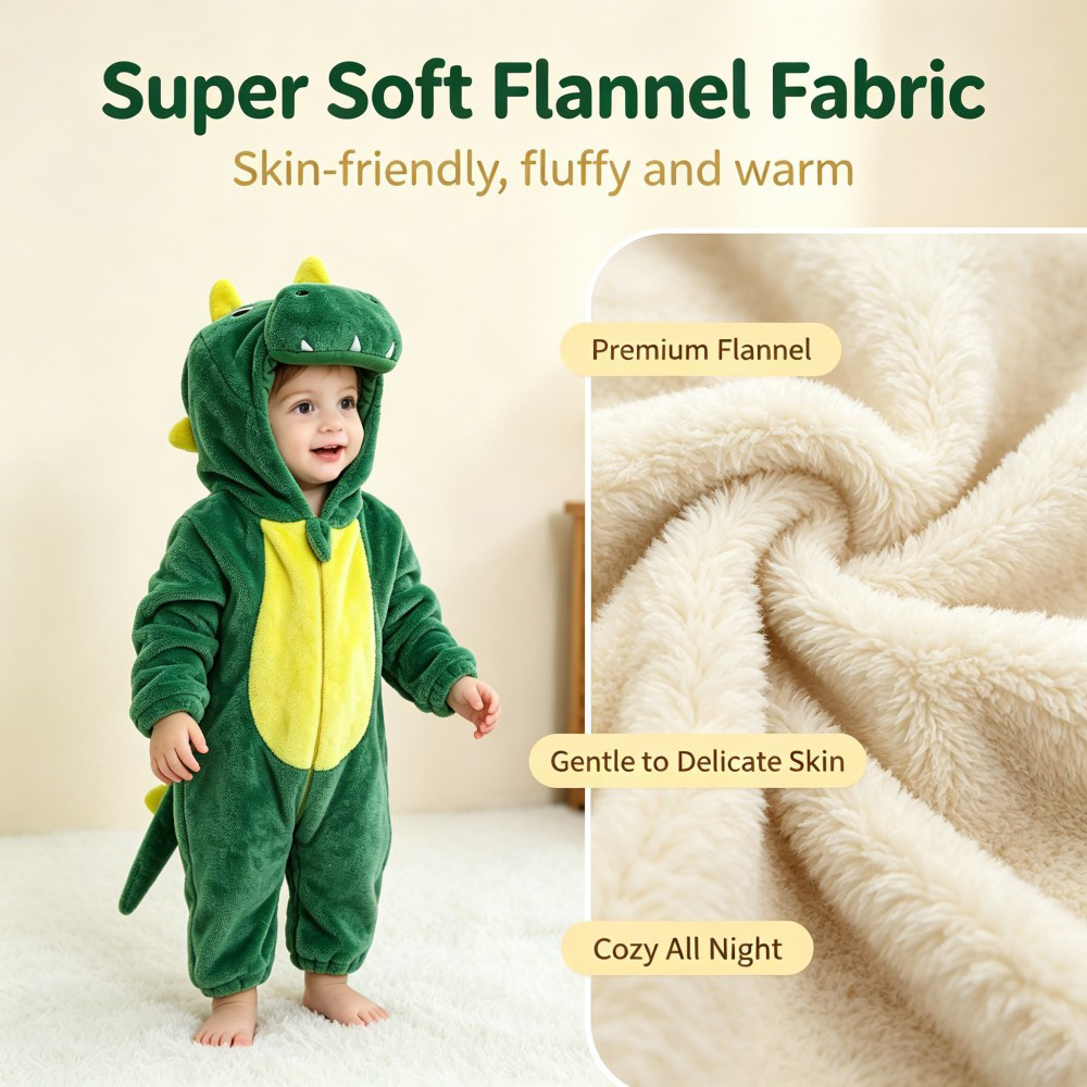 Baju Tidur Anak Motif Kartun H - Baby Sleep Suit ulasan dan harga