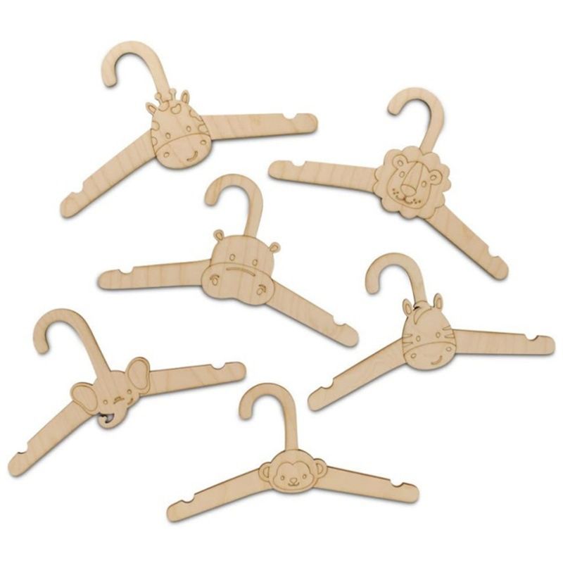 20 Buah Gantungan Baju Kayu Lu - Baby Clothing Hanging Rack ulasan dan harga