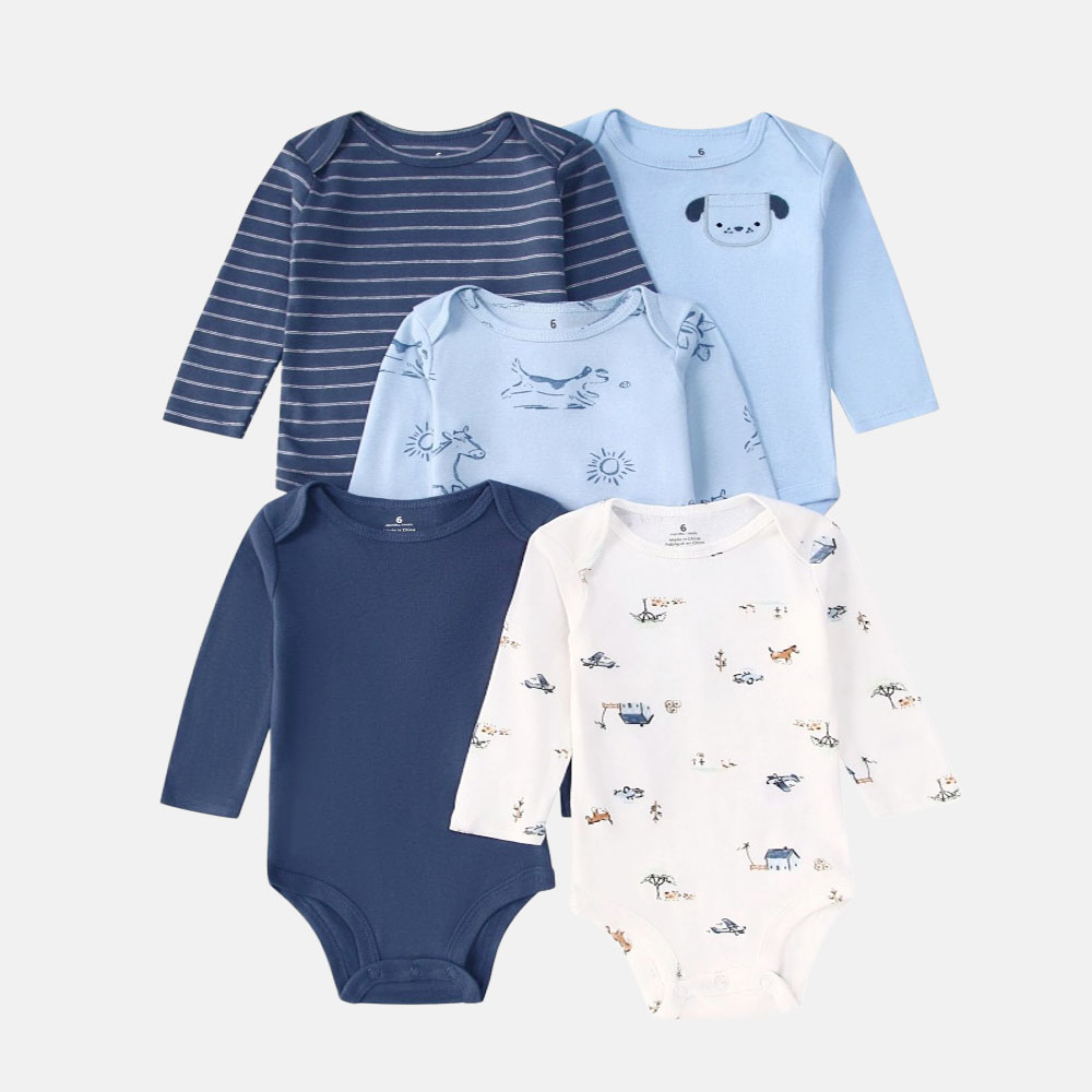 5 PCS Baju Bayi Laki-laki Pere - Baby Clothing Gender Neutral ulasan dan harga