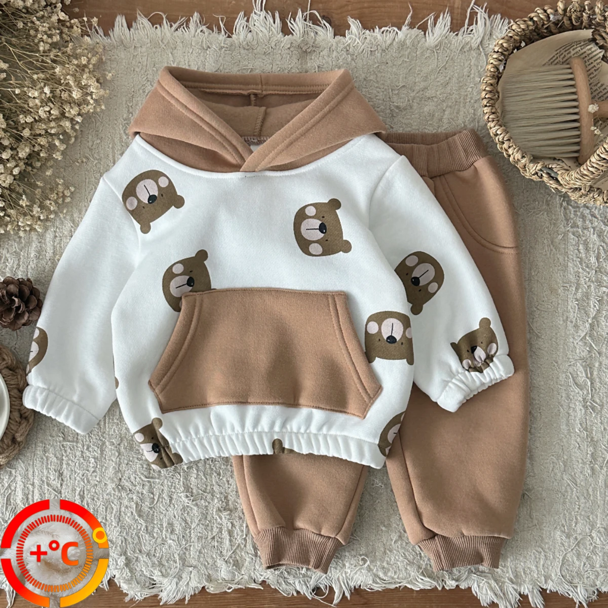 Setelan Baju Bertudung Bayi Pe - Baby Clothing Gender Neutral ulasan dan harga