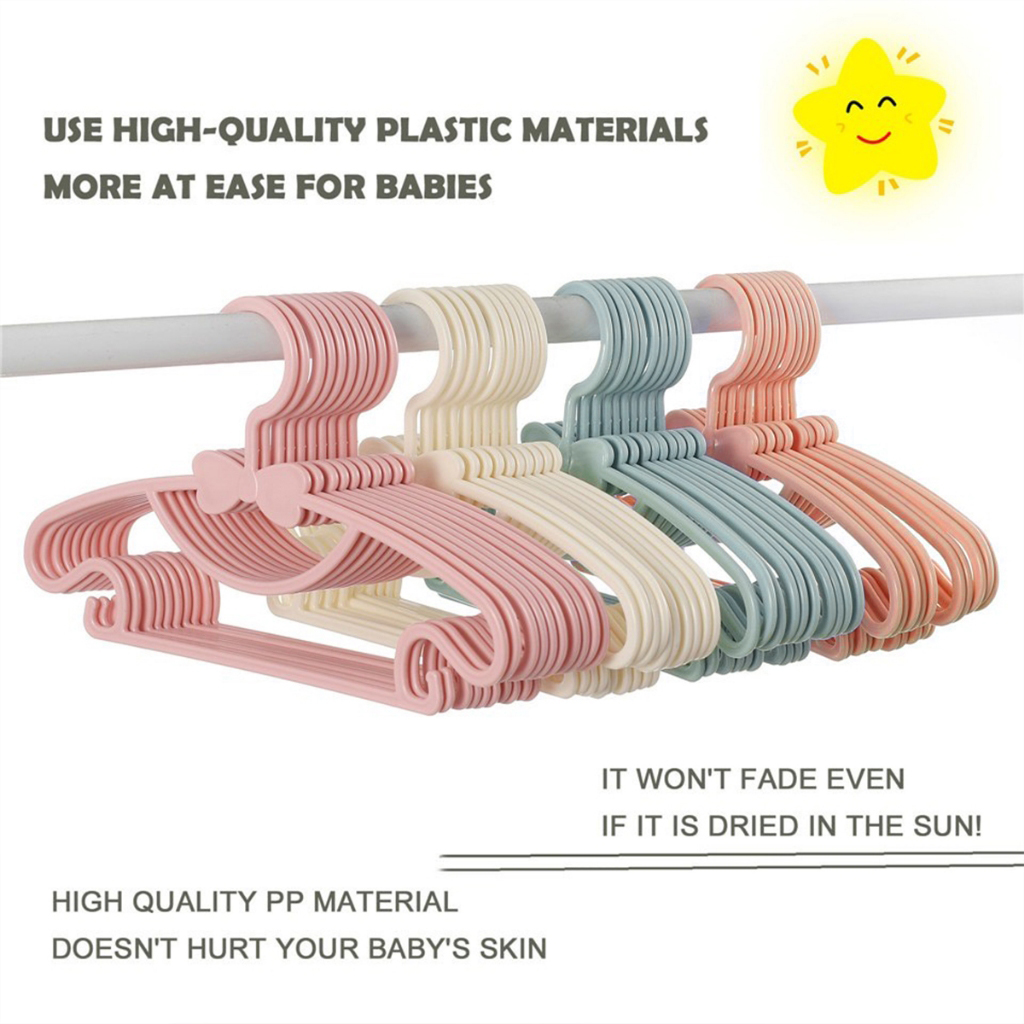 12PCS Set Gantungan Baju Bayi  - Baby Clothing Hanging Rack ulasan dan harga