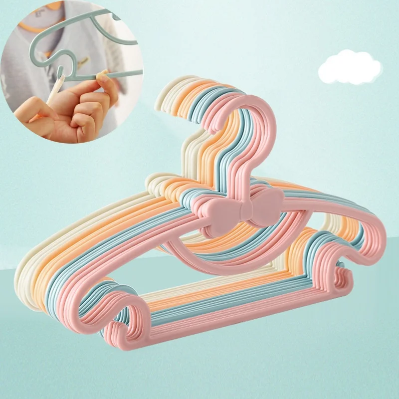 5-50 Buah Gantungan Bayi Plast - Baby Clothing Hanging Rack ulasan dan harga